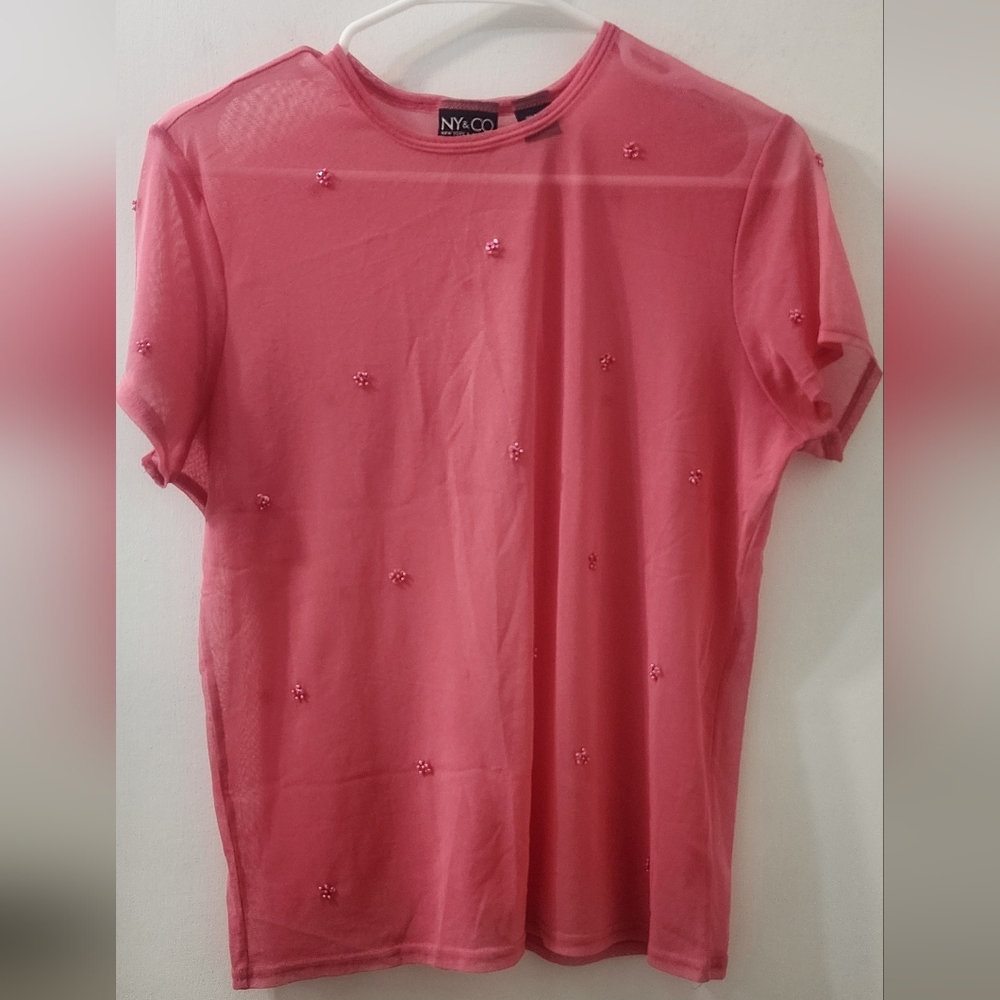 Women's Top Short Sleeves,‎ Sixe XL, Pink.